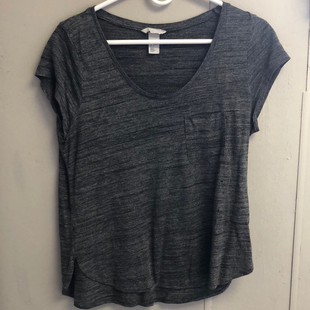 Gray Short Sleeved Shirt